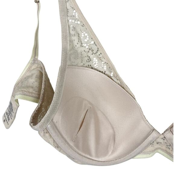 ThirdLove Artisan Lace Plunge Bra French Vanilla Size 34B - Picture 9 of 13